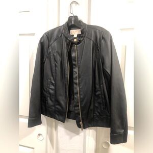 MICHAEL KORS Faux Leather Jacket.